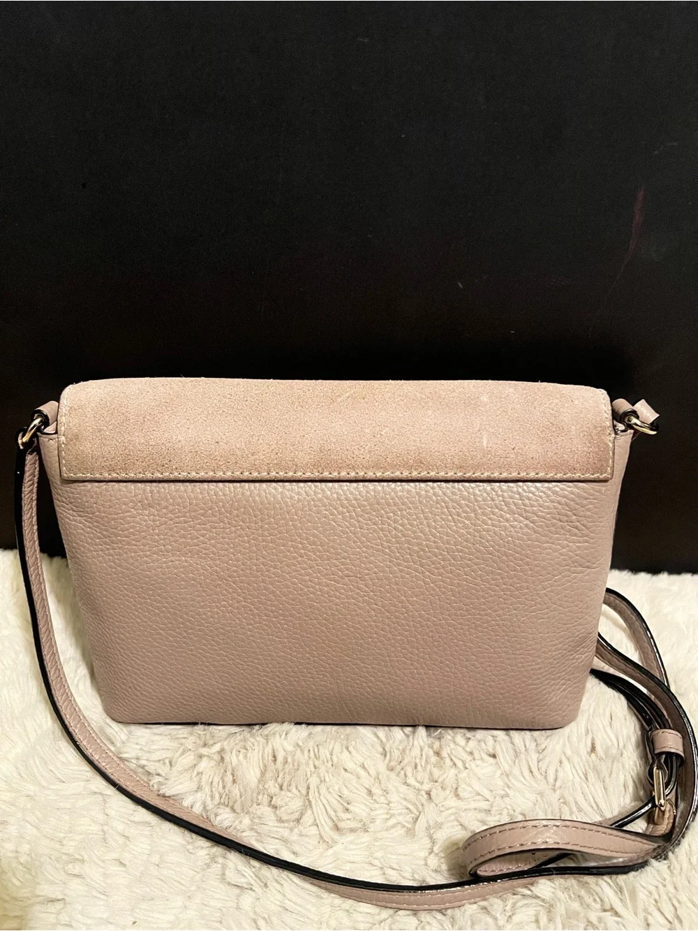 kate spade Sylvia Envelope Suede & Leather Crossbody Bag